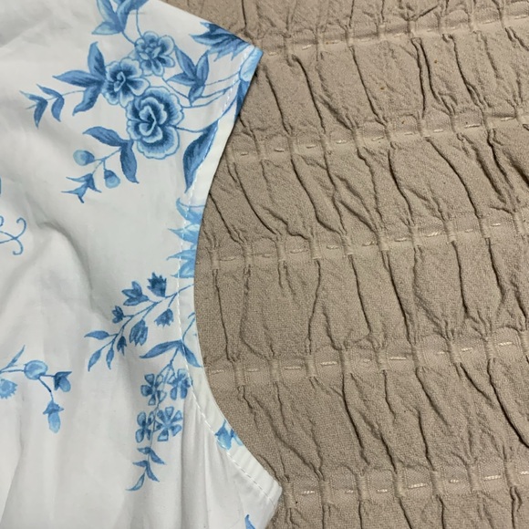 Closet Women’s Fairy Core Handkerchief Point Hem SZ 10 Dress Floral Blue/White - Picture 3 of 16